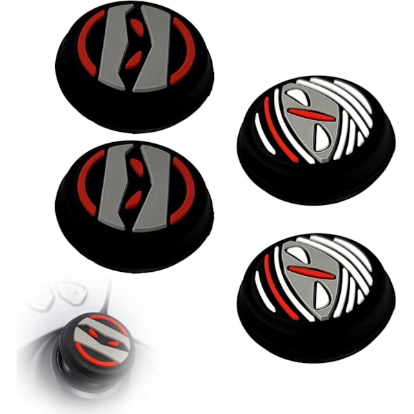 3D Thumbstick-hætter Grip-sæt Aim Assist Caps til XBOX/360/ONE Controller Tilbehør PS4 PS5 Controller Tilbehør, Stick Tilbehør set 1