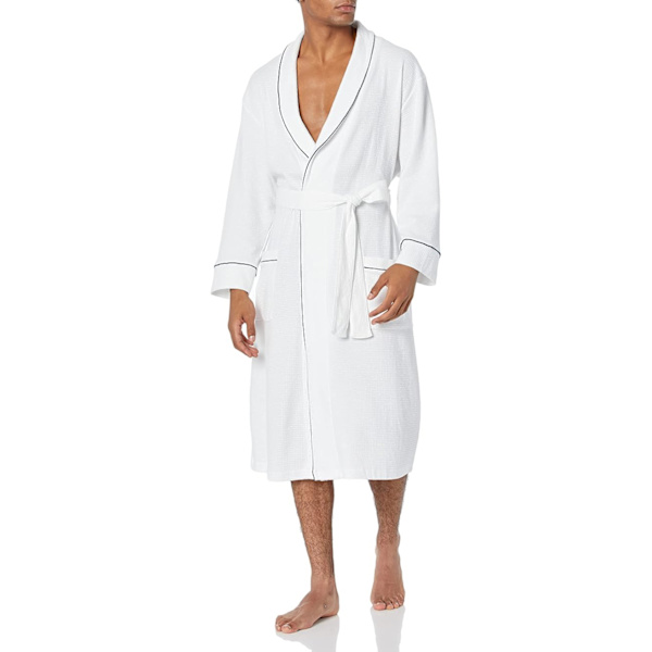 Herr lättvikts våffelrock (storlek xl) White XL