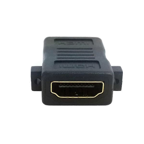HD-186 HDMI Hun til HDMI 1.4 Hun Forlængeradapter med Panelmonteringshuller