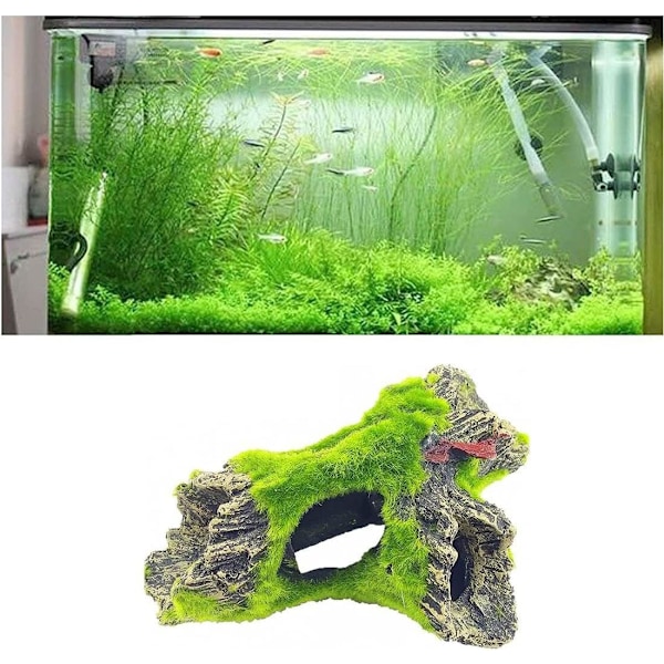 Akvarietræstamme Dekoration, Akvarium Hule Dekoration til at Skjule Rejer og Fisk Stenlandskab