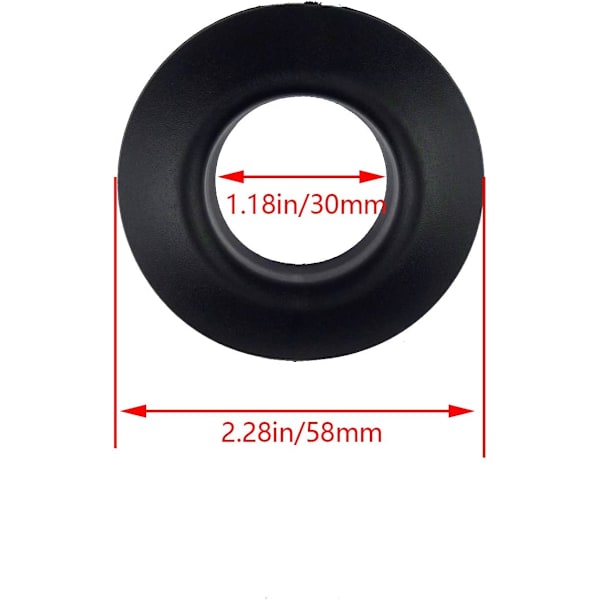 20 Pakk Kajakkpadle Dryppringer for Kajakk Kano Rafting Padler Skaft