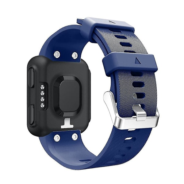 Ersättning mjukt silikonarmband kompatibelt med Garmin Forerunner 35 (Blå)