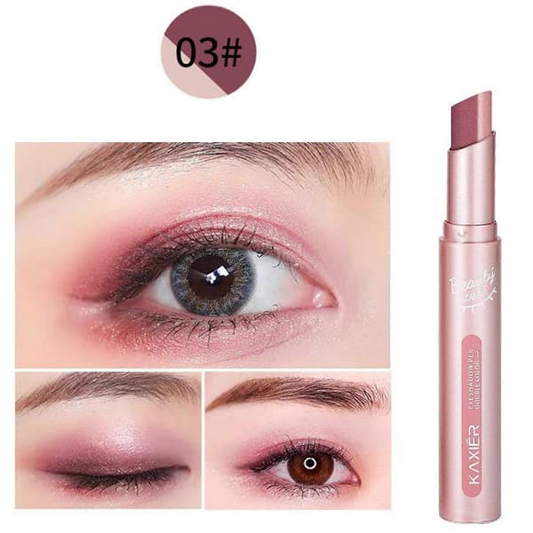 Tvåfärgad Gradient Glitter Ögonskuggstift Makeup Ögonskuggstift