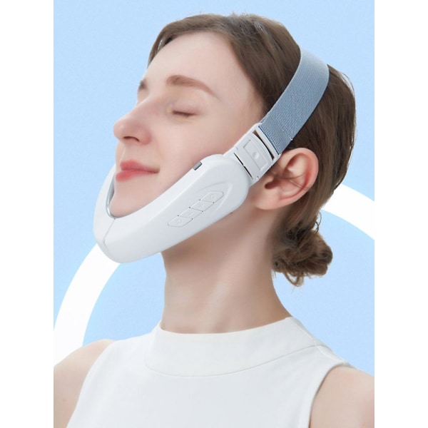 V-ansigtsmassager, justerbar ansigtsmassager med USB-opladning, slankende, opstrammende, lysnende