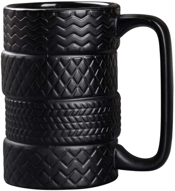 Dekkmugghjulmugg Kaffe Te Drikke Keramisk Dekkmugg Morsom Gave Svart