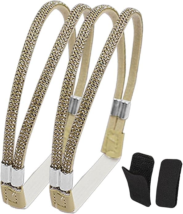 Skosnören, damhöga klackar, elastiska remmar, hälremmar Khaki Diamond