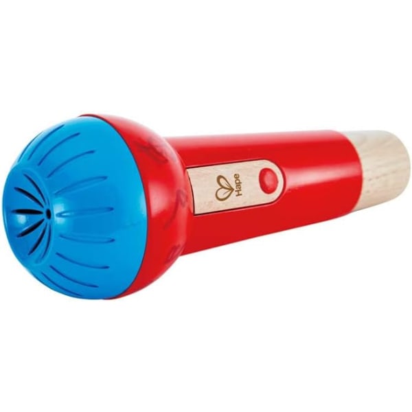 Echo Microphone | Battery Free Amplified Microphone Toy for Kids Age 1 and Up, Red,