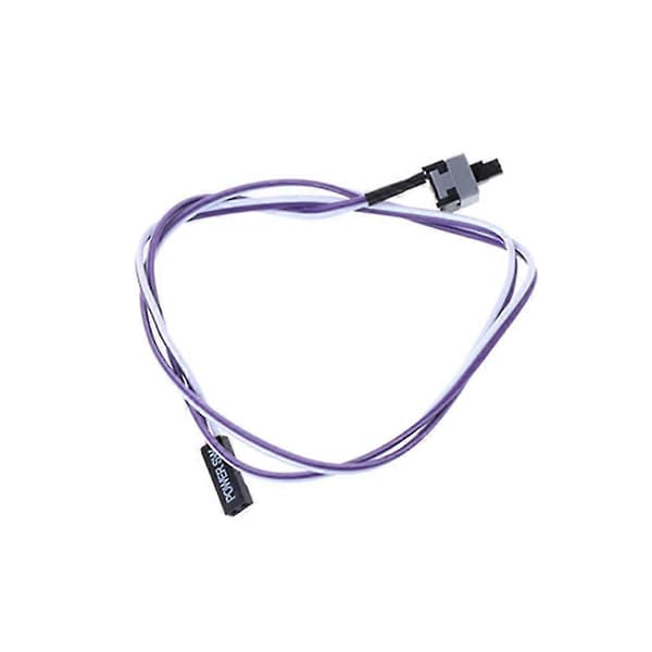 Datamaskin Vert Bryterledning Reset Kabel På/Av Trykknapp 2 Pin Med 1 Pakke