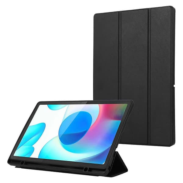 Til Samsung Galaxy Tab A9+ Etui Tri-fold Stand PU Læder Tablet Cover med Penholder