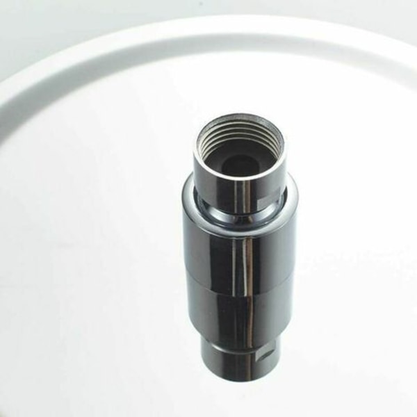 Rustfritt stål dusjhode 20cm rundt dusjhode, universell regndusjhode 1/2\" gjenge, 360° svingbar, 30° tilt, enkel installasjon.