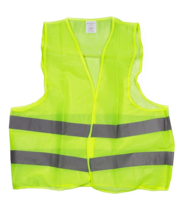 Refleksvest gul EN471 + EN ISO 20471