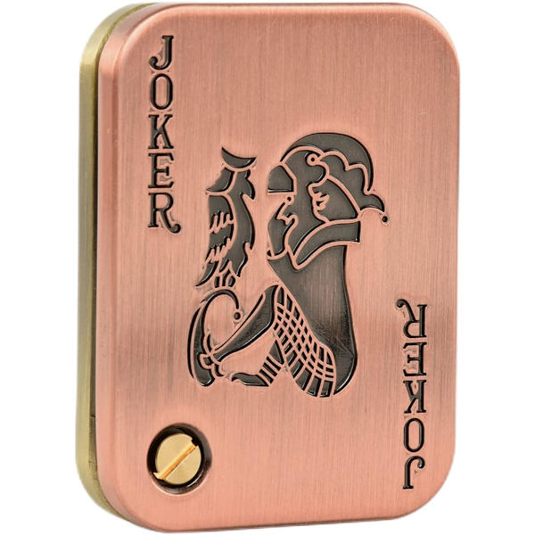 EDC Metal Fidget Slider Leksaker - Stressavlastning EDC Fidget Slider Casual Metal Vuxnas Hand Leksaker Kontor Skrivbord Leksaker Gåvor Stress Leksaker (Poker-Joker)