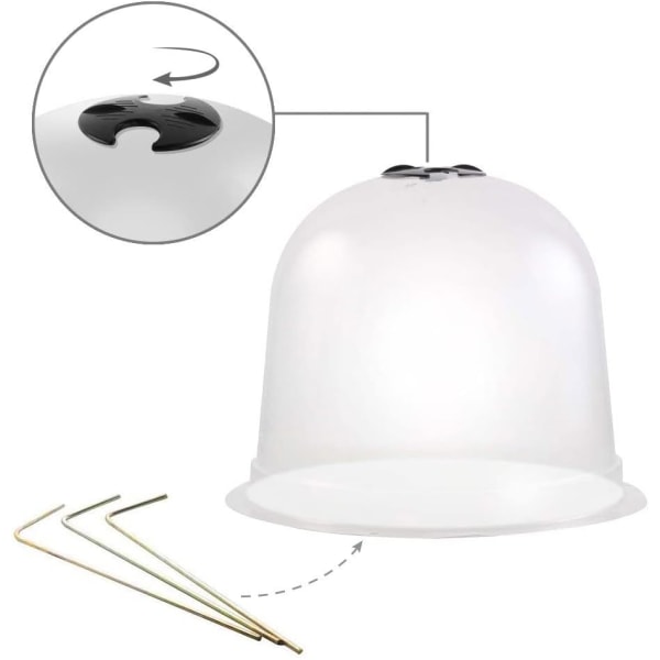 Plast salladsskydd - Set om 6 -
