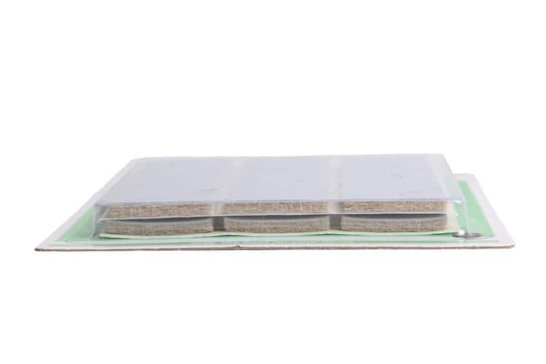 Reptålig filt PE 18-pack 25×25 mm