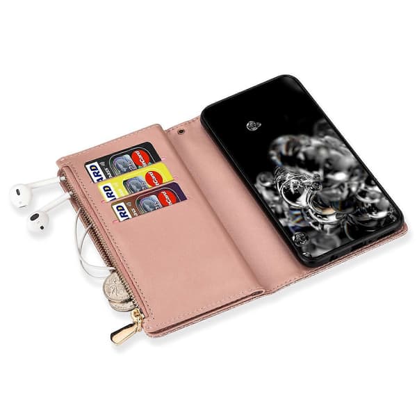 Læder telefoncover med glitteroverflade til Xiaomi Redmi Note 13 Pro 5G/Poco X6 5G