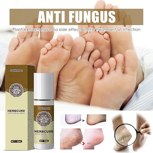 Herbal Foot Spray - Fot- och svettluktsspray, fotdeodorant, avfuktande spray