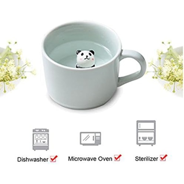 Keraamiset mukit 230ml (Panda)