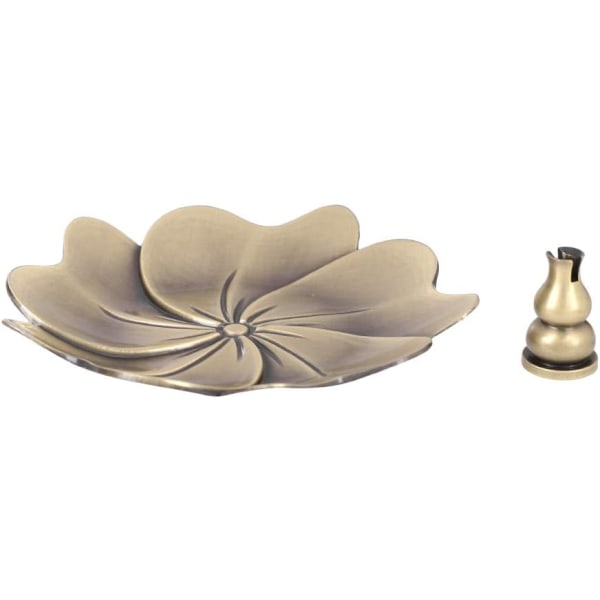 Sakura Røgelse Brænderholder Vintage Bronze Røgelse Pinde Spoleholder Askefanger Bakke Plade