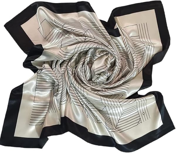 Satin tørklæder til kvinder - Silkebløde som bandanaer, til hår, hals, sovewrap
