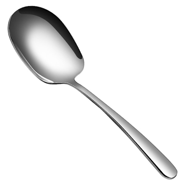 2 stk. serveringsskeer, store serveringsskeer i rustfrit stål med lange håndtag, serveringsske med afrundede kanter, køkkenske, buffetskeer, 29 cm