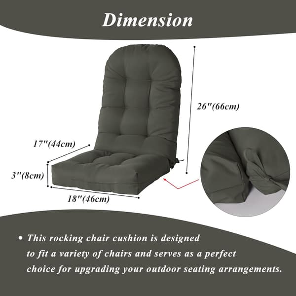 Utekudde Vattentät i Ett Stycke, 1 st, Mörkgrå Dark Grey