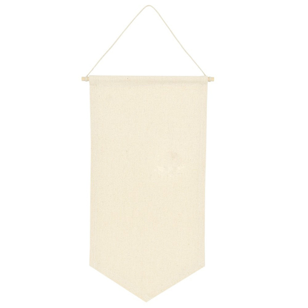 Vægophængt brochepin-arrangør - Pin-display vimpelbanner M white M