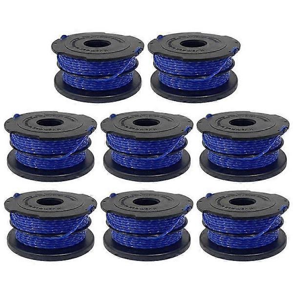 8PK A6441 Spole for gressklipper, kompatibel med Black & Decker gresstrimmer nylon trådspole