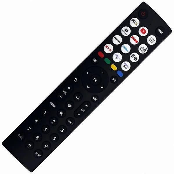 ERF2I36H Ersättningsfjärrkontroll för Hisense TV, ABS-plast