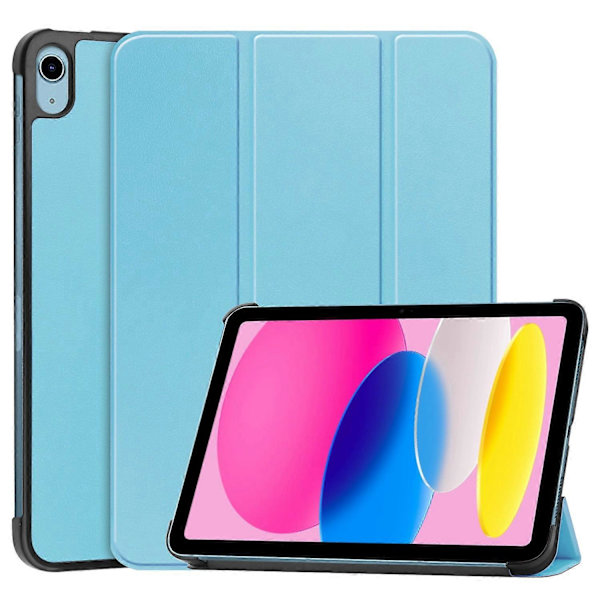 Fodral för iPad (2025)/10.9 (2022) Anti-Drop Läderställ Tabletskydd