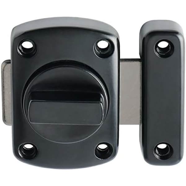 Roterende Bolt Latch portlås sikkerhetsdørlås, MS220E-B Plating Black