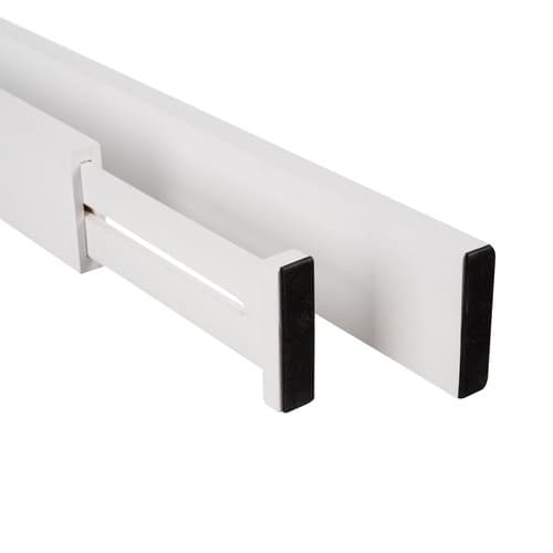 Justerbar skuffdeler - 42-56 cm White - 12-pack