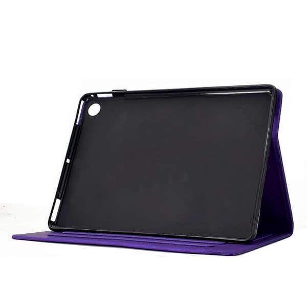 Til Samsung Galaxy Tab A9+ Etui Katte Præget PU Læder Kort Slots Tablet Cover