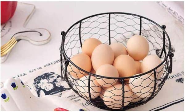 Förvaringskorg för ägg, frukt, grönsaker, för hem, kök