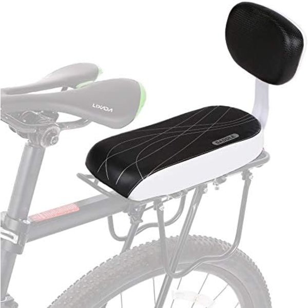 Børnesikkerhedssæde, Børnesæde med Ryglæn, Cykelbagsæde, Cykeldele Tilbehørssæder, Komfortabelt for Børn eller Voksne.