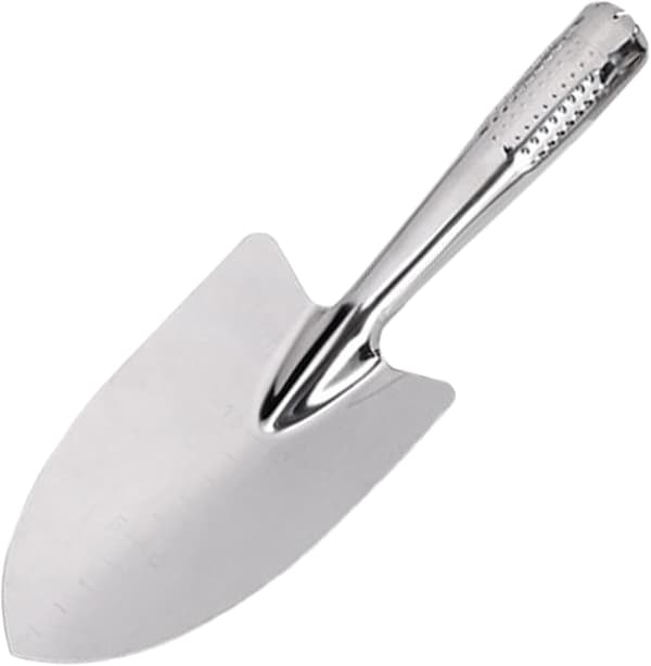 Hageredskaper i rustfritt stål – Liten hagespade – Egnet for luking, omplanting og graving.