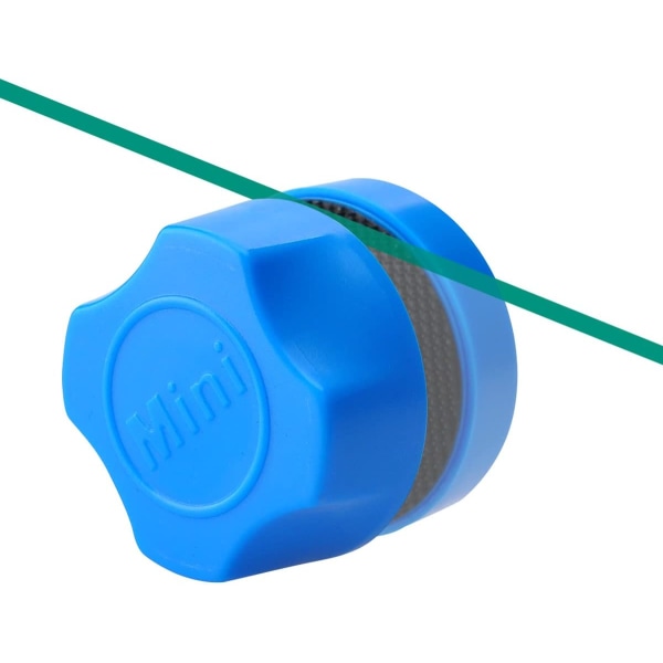 Mini magnetisk algeliminator akvariumglasskrubber, litchi-akvariumrengöringsborste (blå)