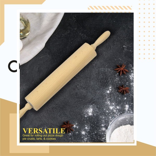 Kavel  Professionell  Trädeg Rulle DIY Hantverk Verktyg För Bakning Cookie Pizza Chapati Bakverk Paj Bröd Köksutrustning