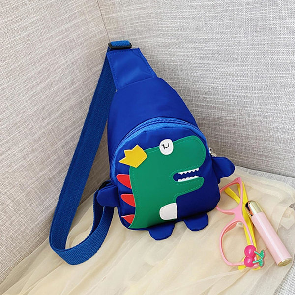 Cross Body Väskor För Barn Pojkar Och Flickor Ryggsäck Söta Dinosaurie Väska Resa Liten Portfölj För Barn Purple 6.69inch