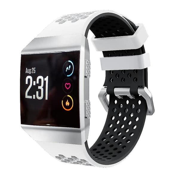 Silikone-erstatningsrem til Fitbit Ionic Smart Watch (kompatibel med)