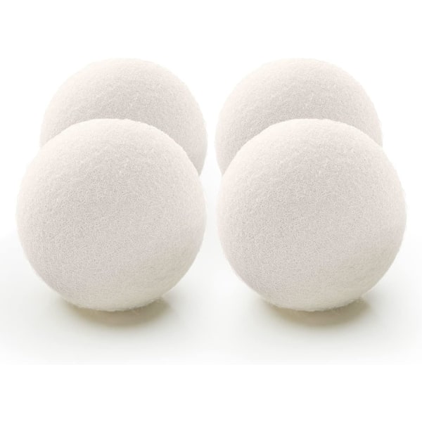 Torktumlare bollar, ullbollar tvätt, återanvändbara torkbollar 4pc-7cm