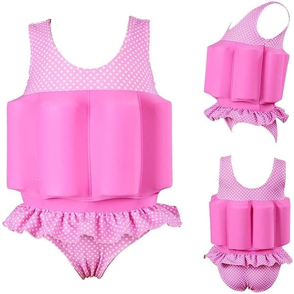 Barn Baby Float Våtdräkt En Delig Baddräkt Med Justerbara Flottörer Sommardräkt För Simning Nybörjare Pojkar Flickor Ålder 1-6 År（Storlek 120）