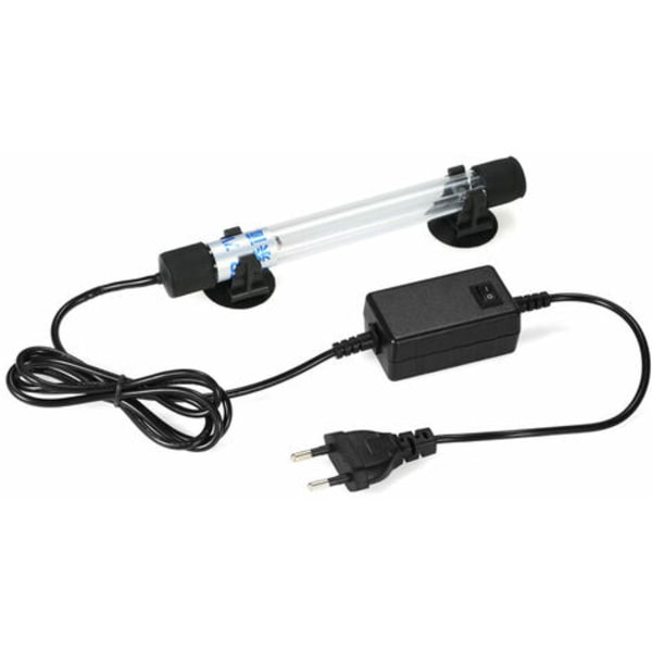 Germicid UVC-lampe Nedsænkelig UVC-sterilisator I-vand-desinfektion Akvarium Fisketank Dam Ac220-240V, 7W