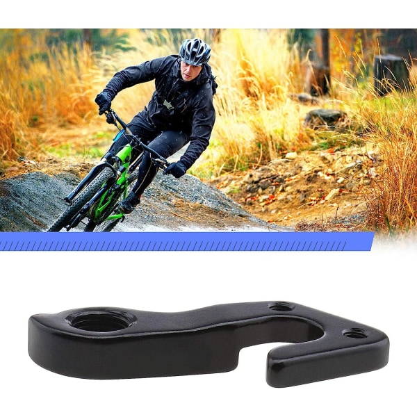 2-pack cykel bakre växel, växelöron krok svart aluminium bakre krok