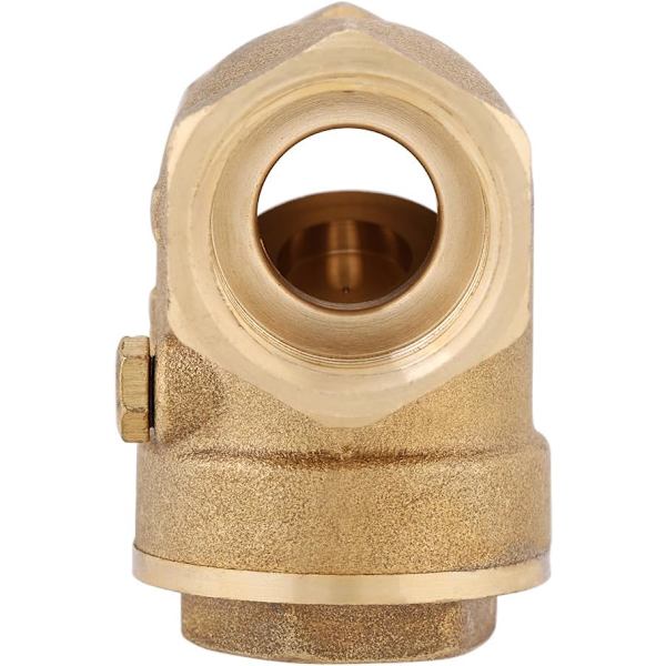 Messing Tilbageventil DN15 Hun-gevind DN15 1.6Mpa Forhindrer Tilbagevendende Vand