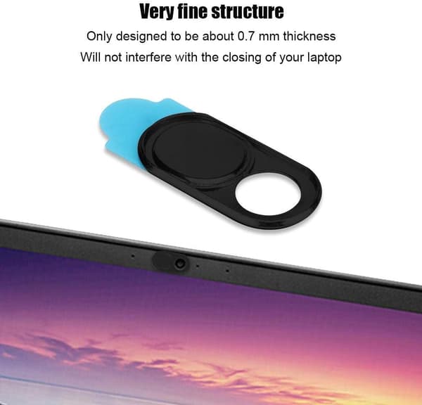 Webcam-skydd 3-pack Smalt Metall Linslock Skydd Sekretess Säkerhet för Smartphone Surfplatta Dator Bärbar Dator (Silver Svart Rosa)