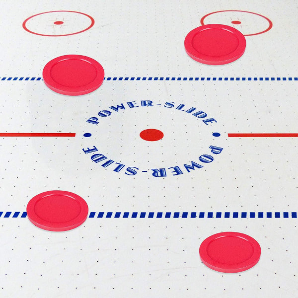 Home Air Hockey Red Replacement 2,5" Puck för spelbord, utrustning, tillbehör (4-pack)