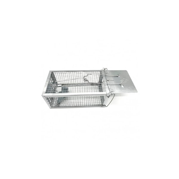 Gjenbrukbar felle for mus, vånd og gnager - 28 x 14,5 x 11,5 cm - Galvanisert stål - For skadedyrbekjempelse