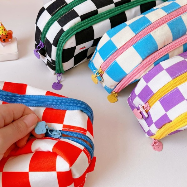 Kawaii blyantshus med 2 stk. nåle æstetisk blyantshus Kawaii stationær Kawaii skoleartikler