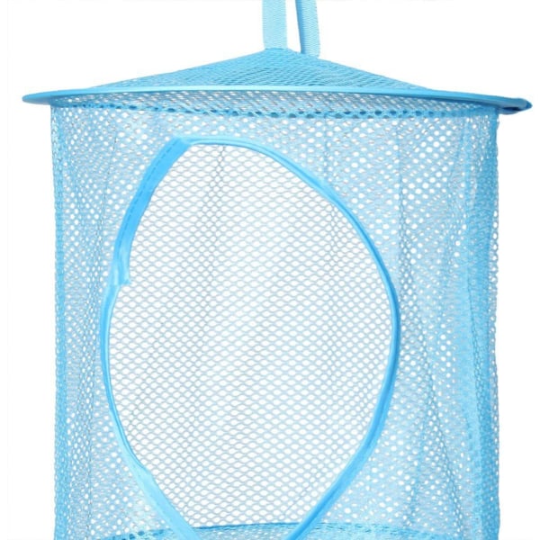 Leksaksförvaring Hängnätkorg Bröstnät Barnleksaksförvaringsväska Sovrumsväggdörr Garderob (blå)