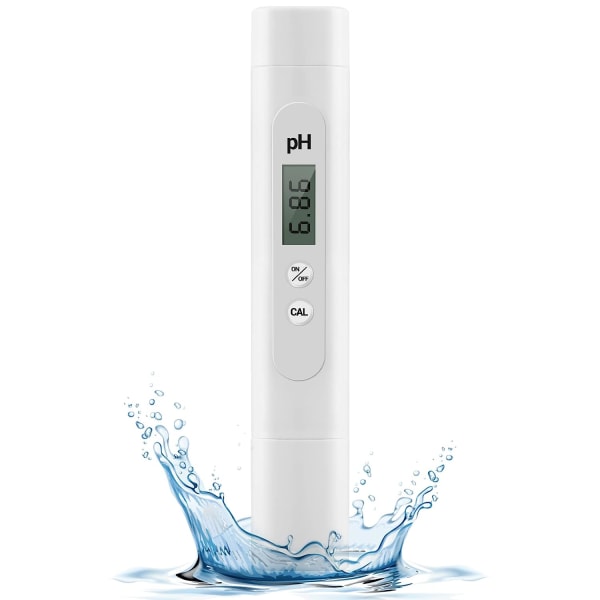 Elektronisk PH Meter Tester, 0-14pH mätområde, Hög noggrannhet Pool pH Tester, pH Mätare för swimmingpool, akvarium, dricksvatten